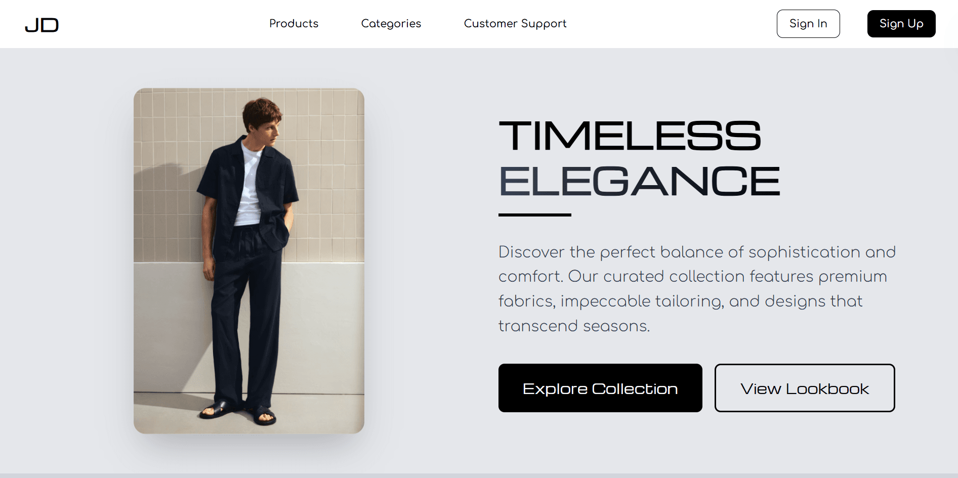 Javaadde MERN Stack Project - JD Fashion Store